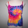 colorful spiral printed Baby Doll Top